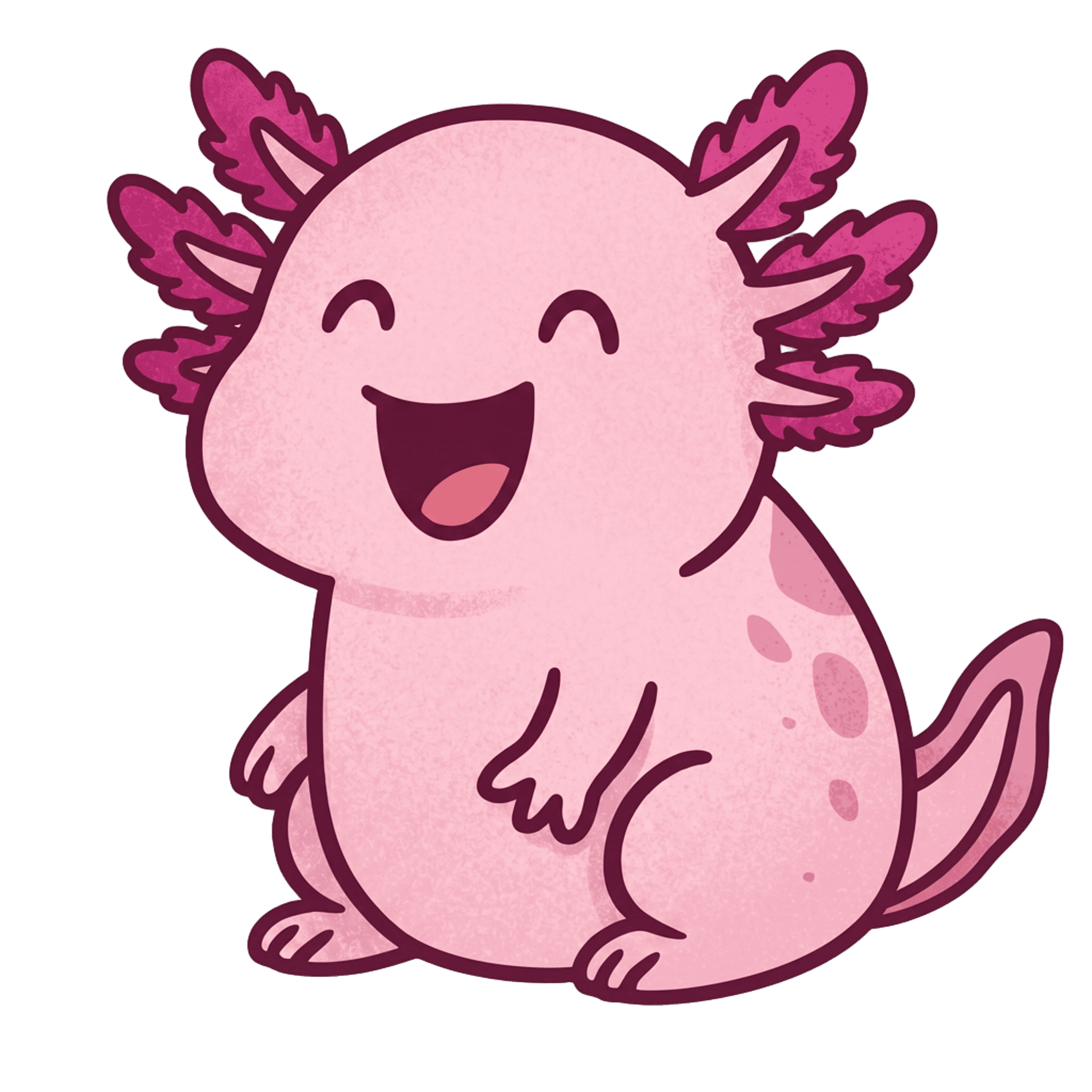 Axolote feliz